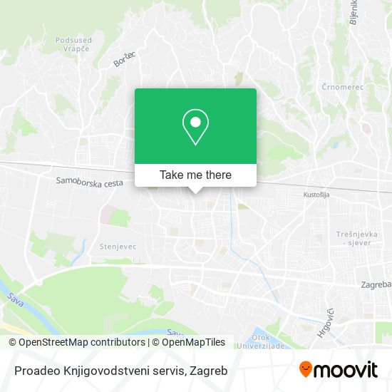 Proadeo Knjigovodstveni servis map