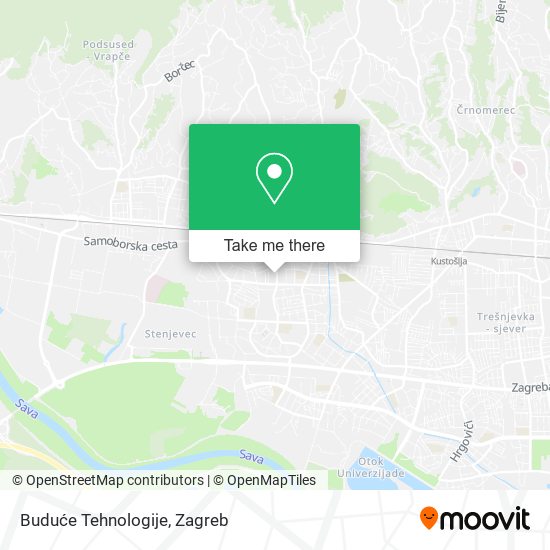 Buduće Tehnologije map