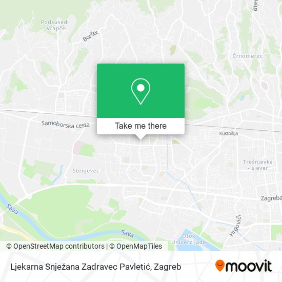 Ljekarna Snježana Zadravec Pavletić map