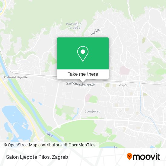 Salon Ljepote Pilos map