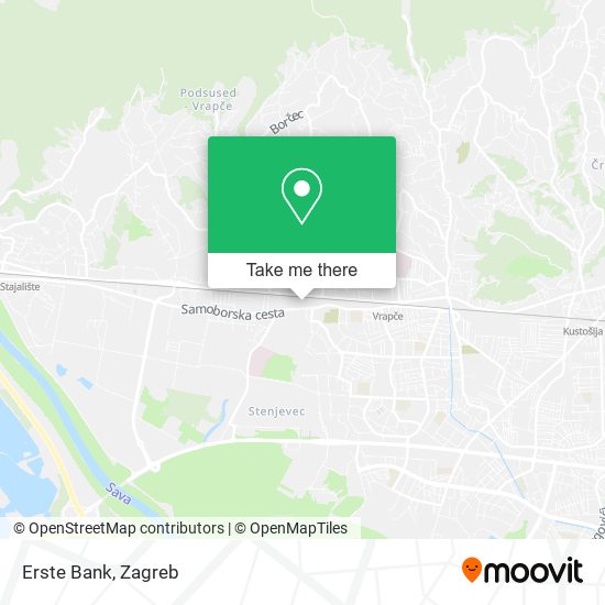 Erste Bank map