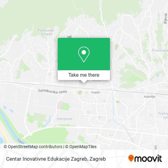 Centar Inovativne Edukacije Zagreb map
