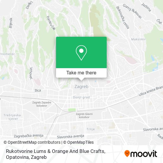 Rukotvorine Lums & Orange And Blue Crafts, Opatovina map