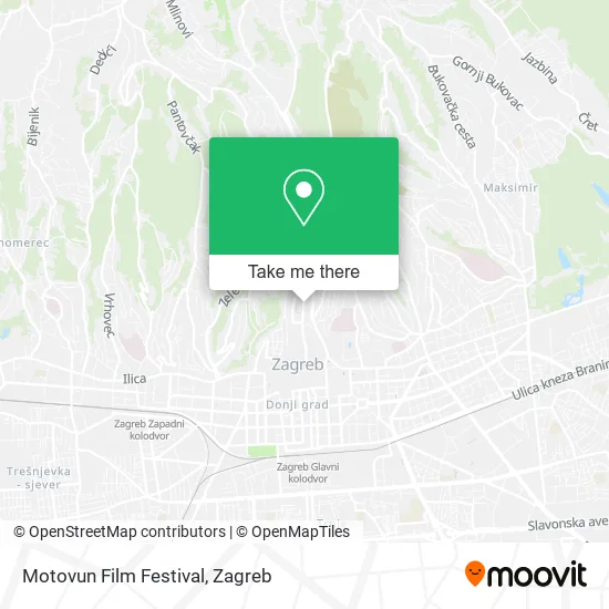 Motovun Film Festival map