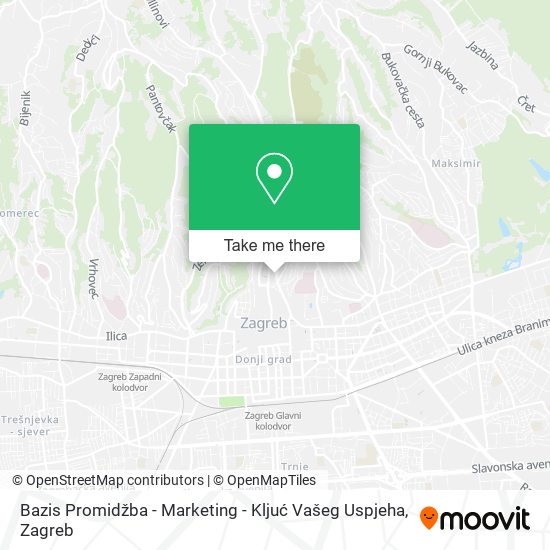 Bazis Promidžba - Marketing - Kljuć Vašeg Uspjeha map