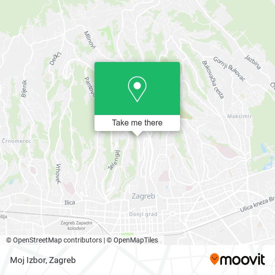 Moj Izbor map