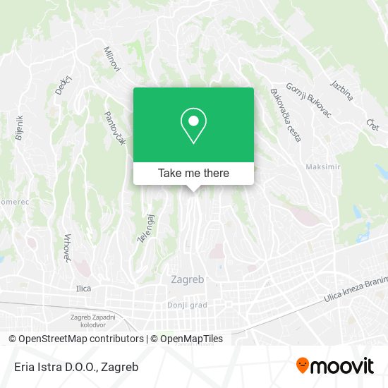 Eria Istra D.O.O. map