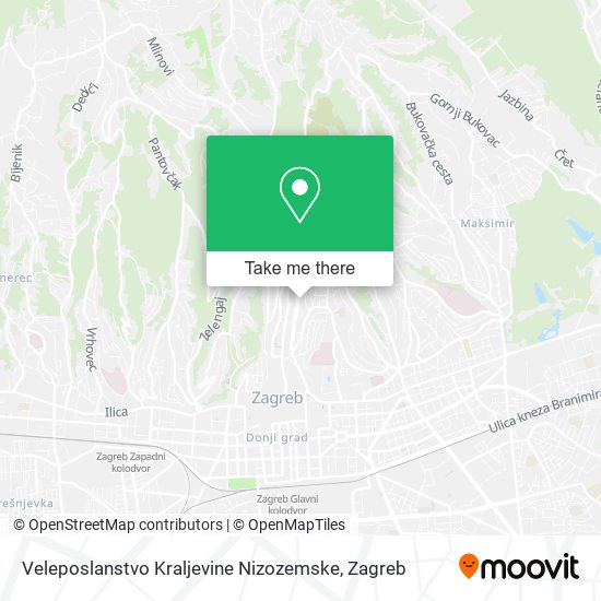 Veleposlanstvo Kraljevine Nizozemske map