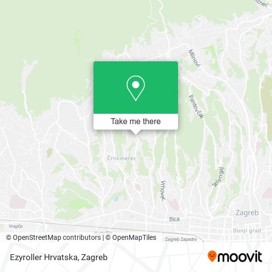 Ezyroller Hrvatska map