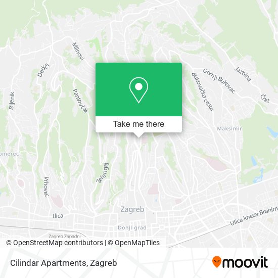 Cilindar Apartments map