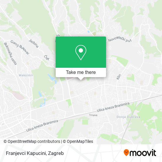 Franjevci Kapucini map