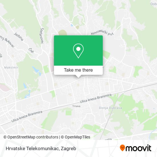 Hrvatske Telekomunikac map