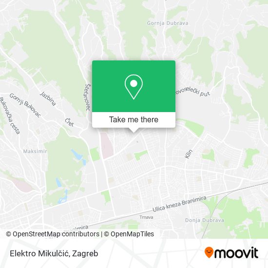 Elektro Mikulčić map