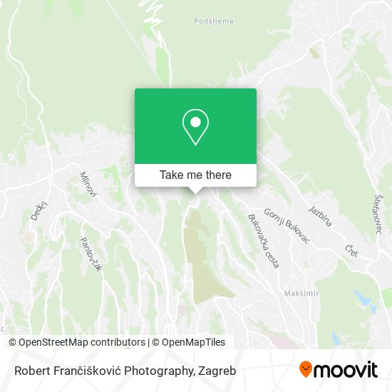 Robert Frančišković Photography map