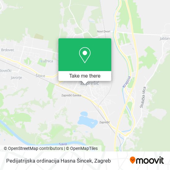 Pedijatrijska ordinacija Hasna Šincek map