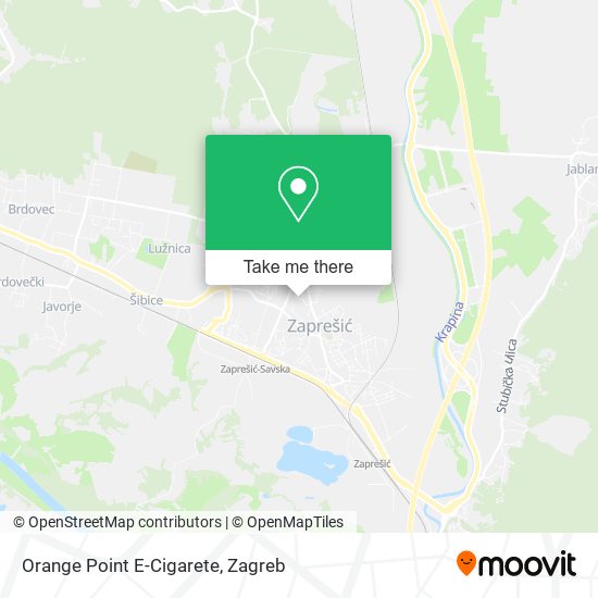 Orange Point E-Cigarete map