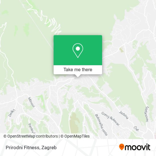 Prirodni Fitness map