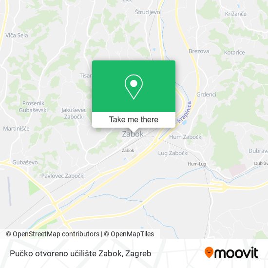 Pučko otvoreno učilište Zabok map