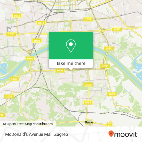 McDonald's Avenue Mall map