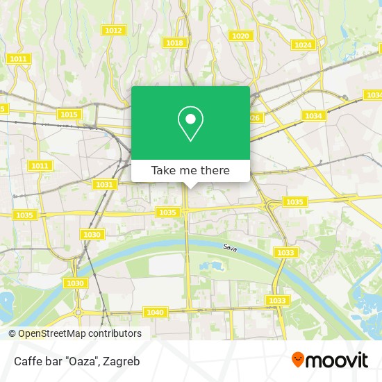 Caffe bar "Oaza" map