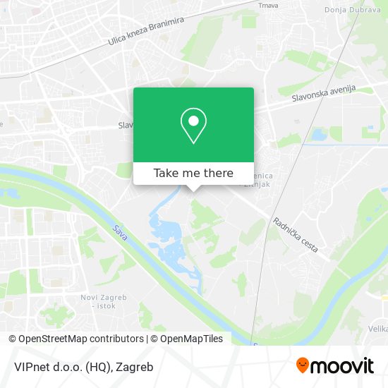 VIPnet d.o.o. (HQ) map