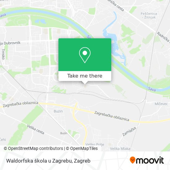 Waldorfska škola u Zagrebu map