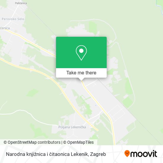 Narodna knjižnica i čitaonica Lekenik map