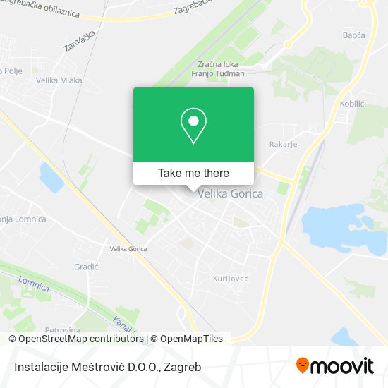 Instalacije Meštrović D.O.O. map