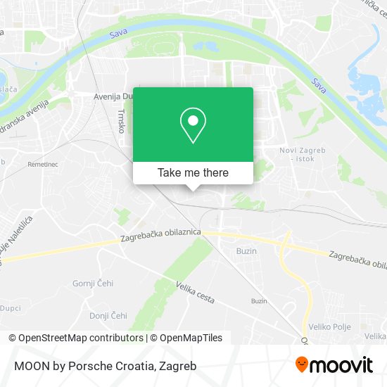 MOON by Porsche Croatia map
