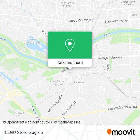 LEGO Store map