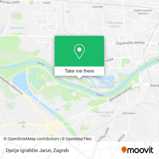 Dječje igralište Jarun map