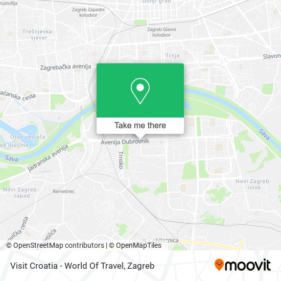 Visit Croatia - World Of Travel map