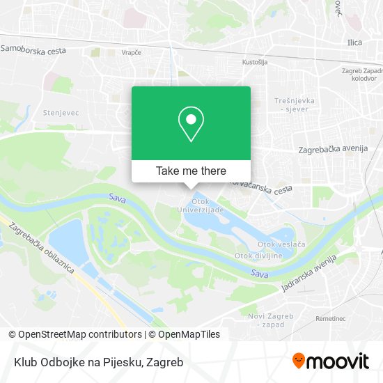 Klub Odbojke na Pijesku map