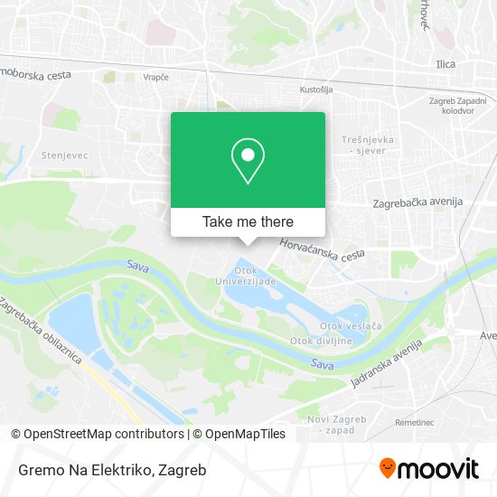 Gremo Na Elektriko map