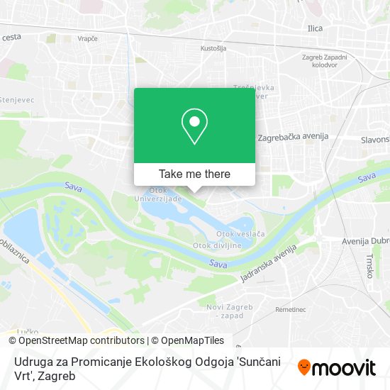 Udruga za Promicanje Ekološkog Odgoja 'Sunčani Vrt' map