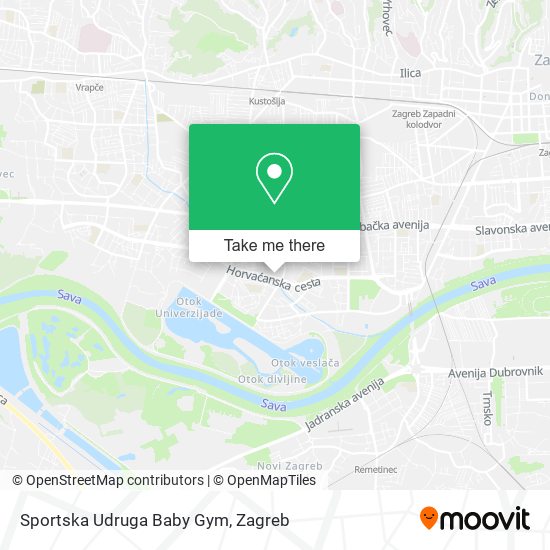 Sportska Udruga Baby Gym map
