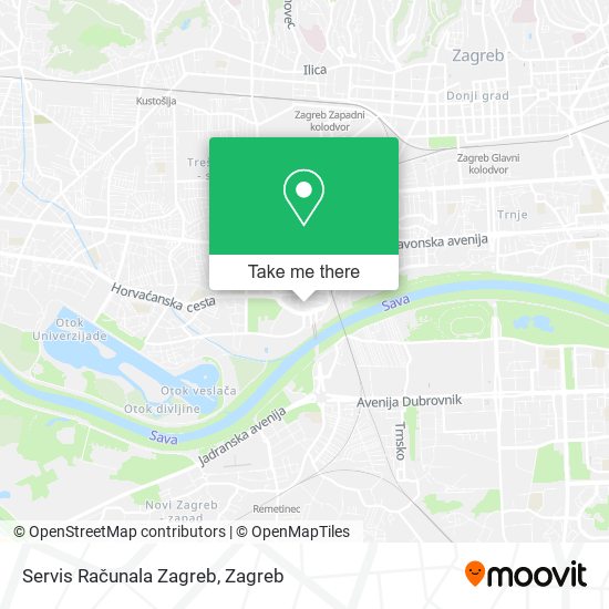 Servis Računala Zagreb map