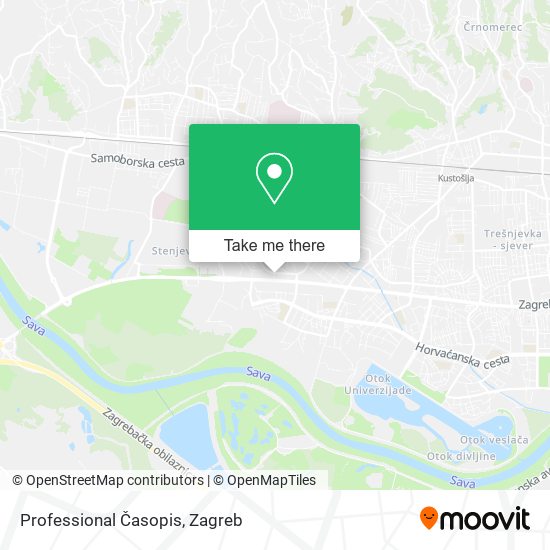 Professional Časopis map