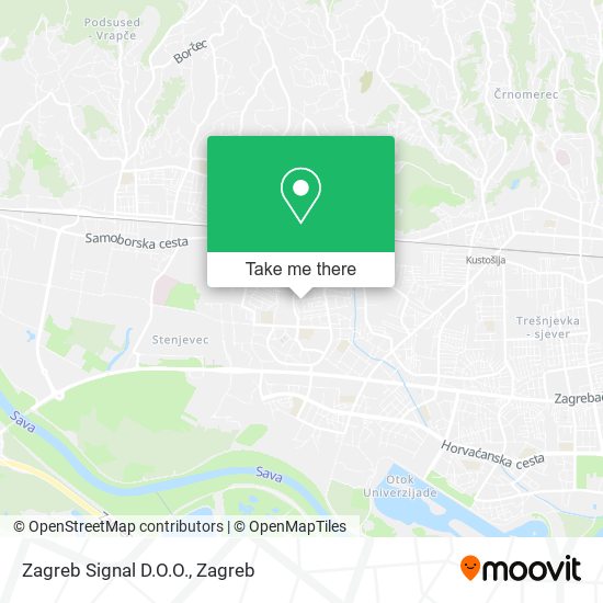 Zagreb Signal D.O.O. map