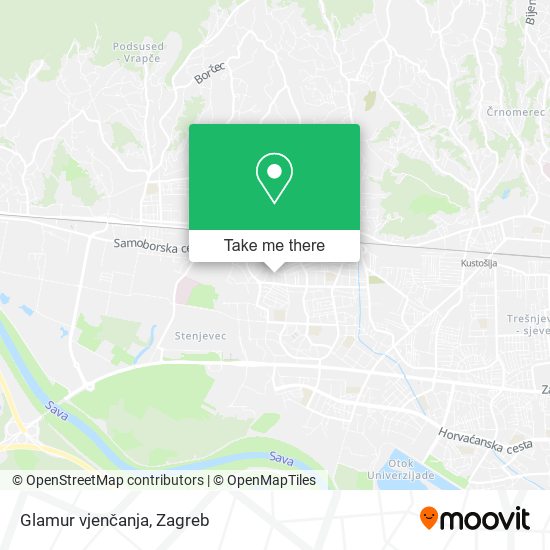 Glamur vjenčanja map