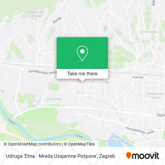 Udruga 'Etna - Mreža Uzajamne Potpore' map