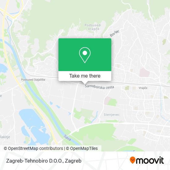 Zagreb-Tehnobiro D.O.O. map