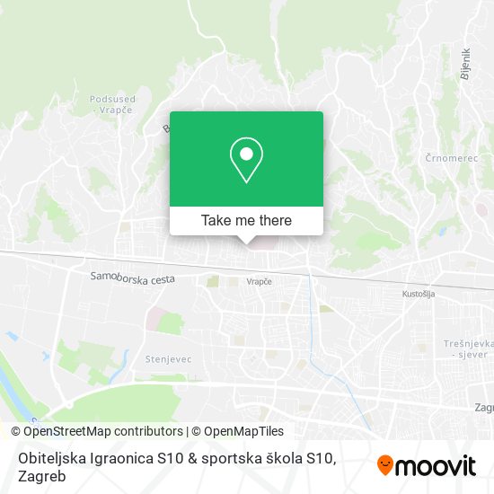 Obiteljska Igraonica S10 & sportska škola S10 map