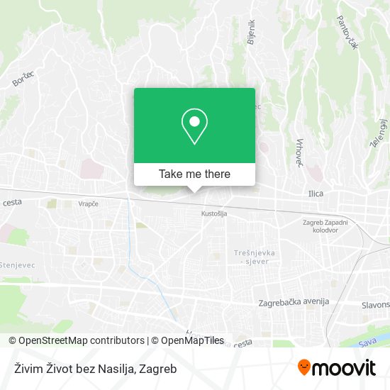 Živim Život bez Nasilja map