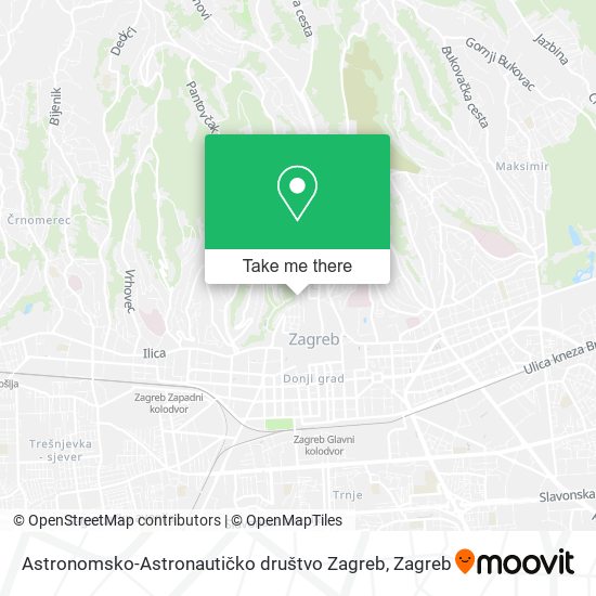 Astronomsko-Astronautičko društvo Zagreb map