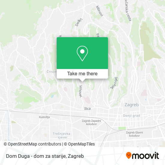 Dom Duga - dom za starije map