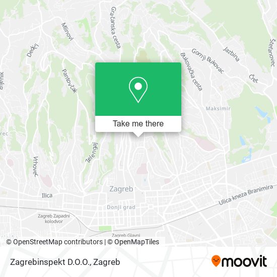Zagrebinspekt D.O.O. map