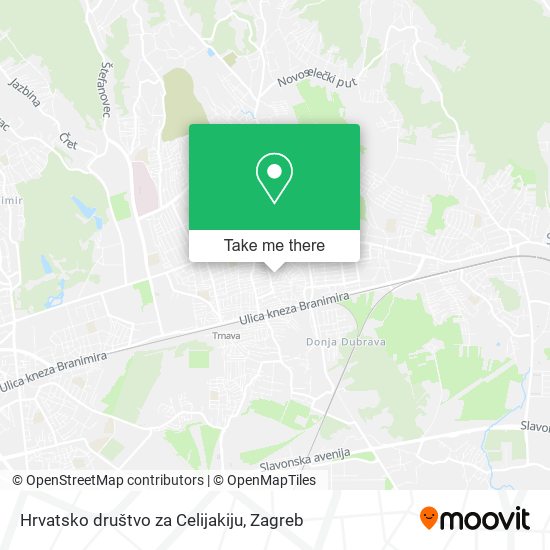 Hrvatsko društvo za Celijakiju map