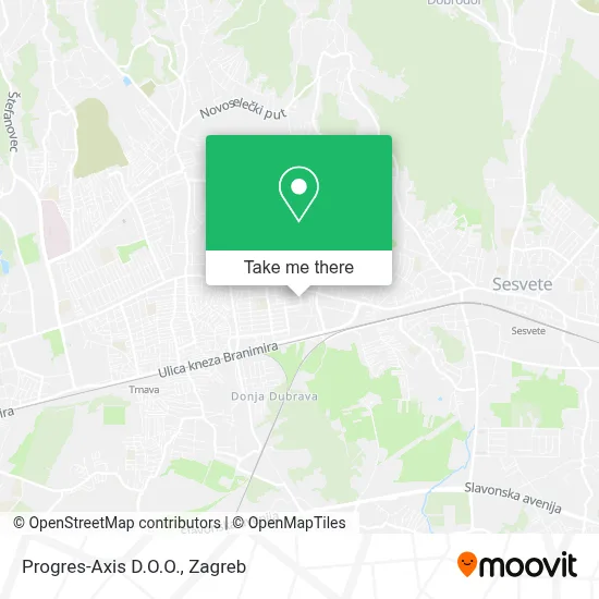 Progres-Axis D.O.O. map