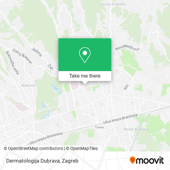 Dermatologija Dubrava map